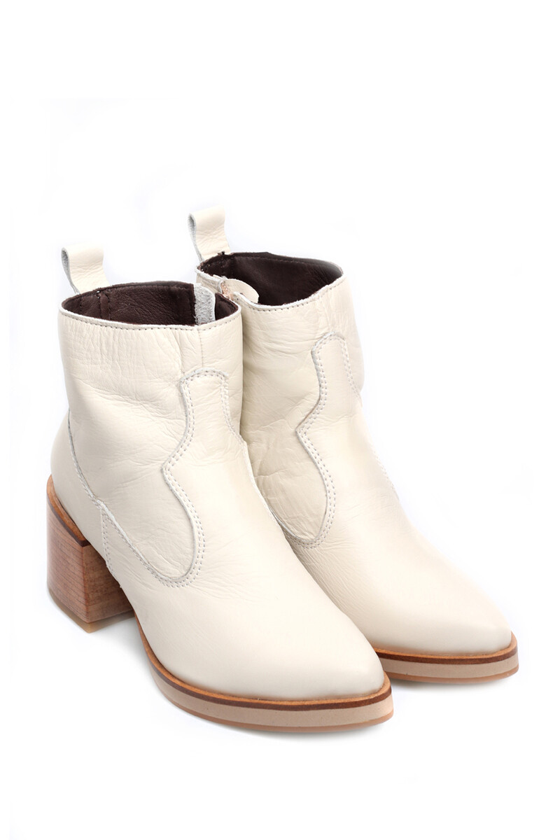 BOTA CUERO NEW EJECUTIVA WHITE