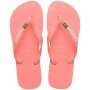 Sandalias Havaianas Brasil Logo Hombre Rosa Mango