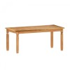 Juego de comedor Extensible 6 Sillas Mad Maciza 160 a 200 cm Natural