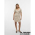 VMMYMILO S/S SHORT WRAP DRESS WVN GA Silver Lining