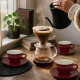 Taza de te 260ml c/Plato Porcelana Roja | Selecta Taza de te 260ml c/Plato Porcelana Roja | Selecta