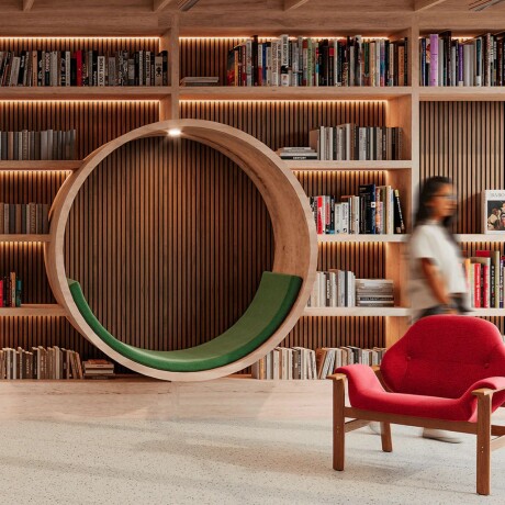 Revestimiento Autoadhesivo Ranurado Linea Urban Nogueira Intenso Revestimiento Autoadhesivo Ranurado Linea Urban Nogueira Intenso