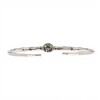 Brazalete Delhi-Plata 925 rodinada-Piedra Peridoto-BR2013 conpiedra