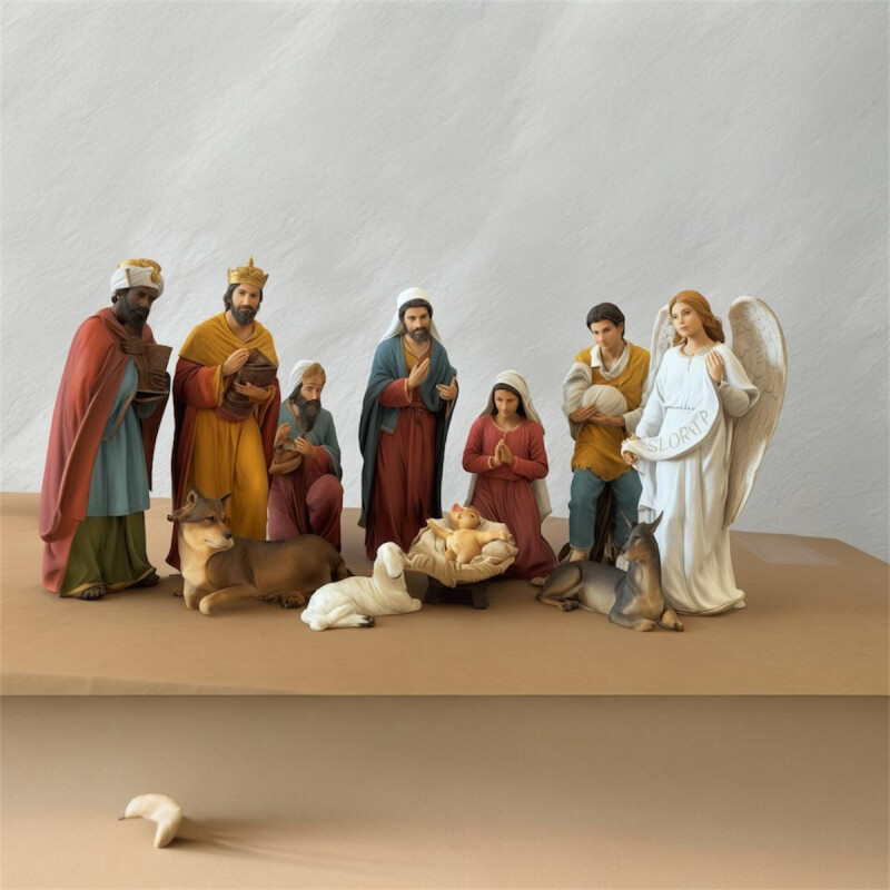 Pesebre Estrella de Belén 11 Piezas Pesebre Estrella de Belén 11 Piezas