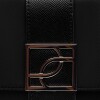 Cartera al hombro Signature en nylon Negro