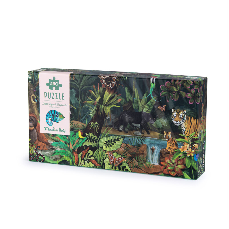 Puzzle Selva Tropical 350 piezas Moulin Roty Puzzle Selva Tropical 350 piezas Moulin Roty