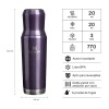 Termo y Mate 2 en 1 Stanley Mate System 2.0 de 800ml Lila