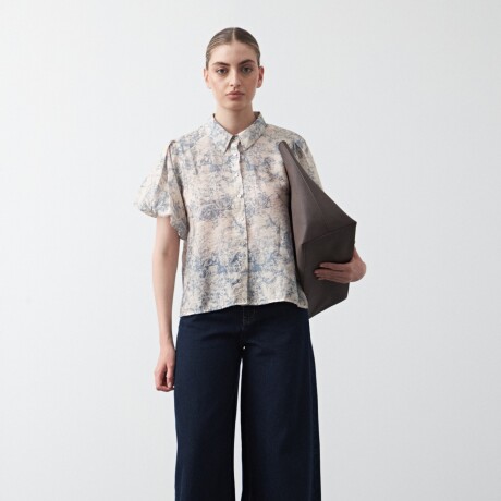 CAMISA AGGIE Azul Claro