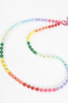 Cadena para celular borlas multicolor