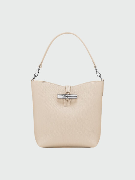 LONGCHAMP - Le Roseau Bolso Saco XS Beige