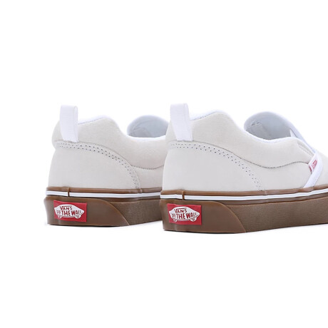 Championes Vans Knu Slip On Skate White
