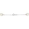 Cadena Rolo - Perlas de Rio- Plata 925 -CD5114 conpiedra
