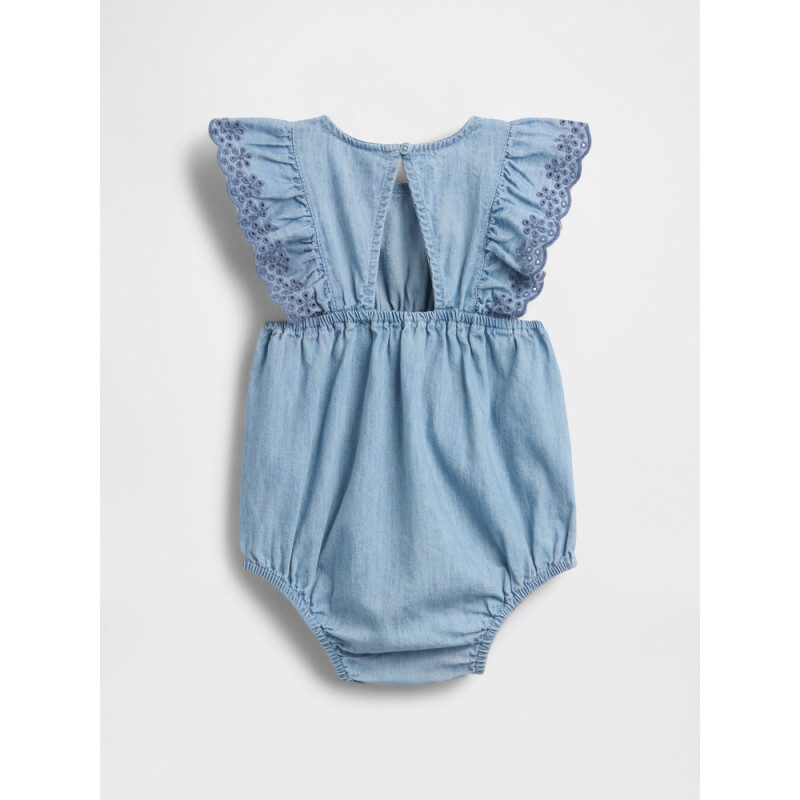 MFD G SL EYELET BUBBLE MEDIUM WASH