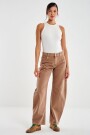PANT RELAXED FIT Marron