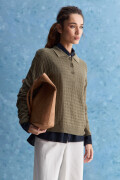 SWEATER BIANCA Verde Grisáceo
