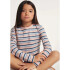 BLUSA ML FEM ROSA COM AZUL