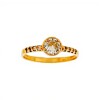 Anillo-Oro bajo-Piedra Zirconia-AN8030 conpiedra