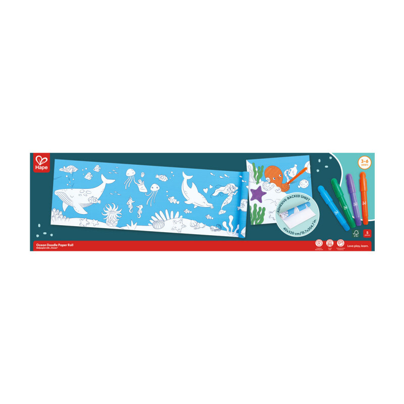 Rollo de Papel para pintar Océanos Hape Rollo de Papel para pintar Océanos Hape