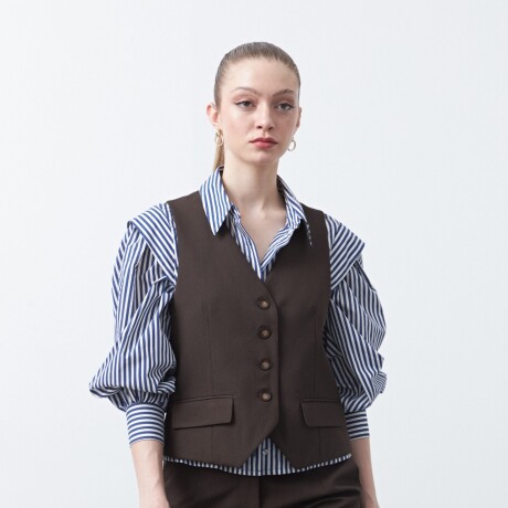 CHALECO EVERLY Chocolate