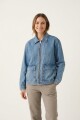 Campera denim con cierre JEAN MEDIO