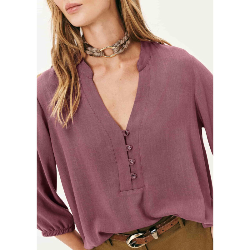 BLUSA FEM ROSA MEDIO