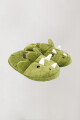 PANTUFLA DINOSAURIO GREEN