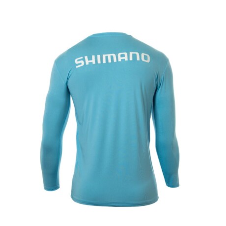 REMERA SHIMANO CELESTE TECH TEE MANGA LARGA-SHMTE REMERA SHIMANO CELESTE TECH TEE MANGA LARGA-SHMTE