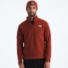 Buzo Polar Textured cierre de 1/4 hombre Iron Clay Heather