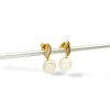 Caravanas Perlas Colgante - Oro bajo - Perla de río - CA8242 conperla