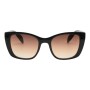 Lentes De Sol One Piece Cuadrado De Policarbonato Naranja/Vino