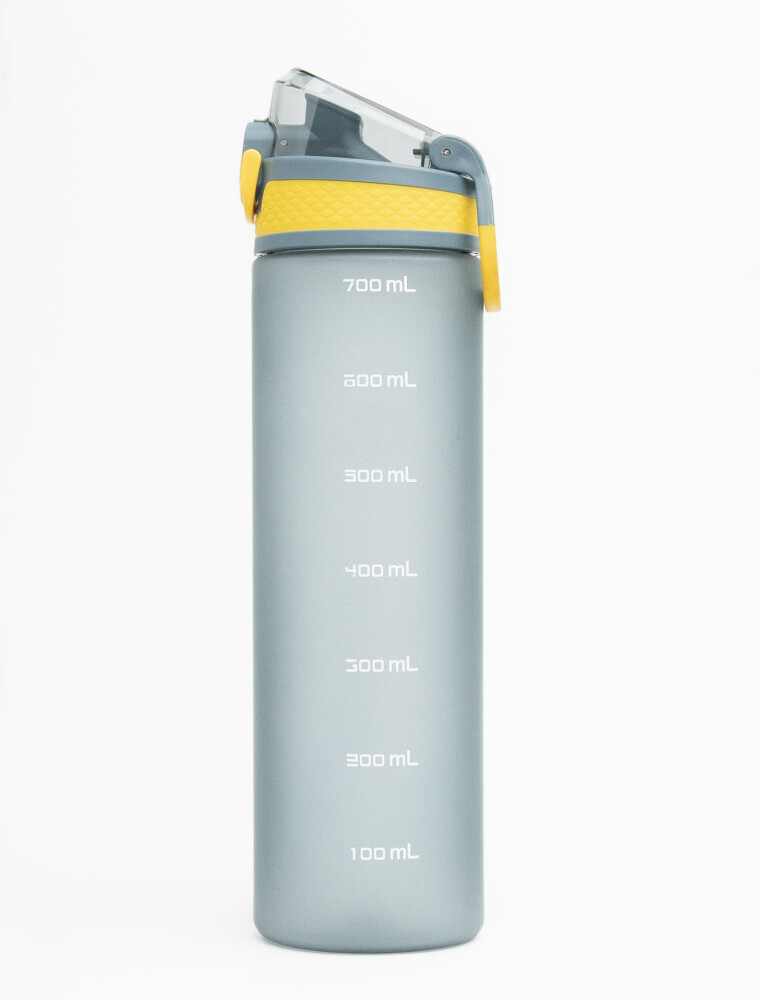 Botella Deportiva Hidratante 700ml Gris