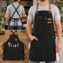 Delantal Gastronómico Unisex Jean Cocina Barbería Asado Chef IMBACK Color Negro Delantal Gastronómico Unisex Jean Cocina Barbería Asado Chef IMBACK Color Negro