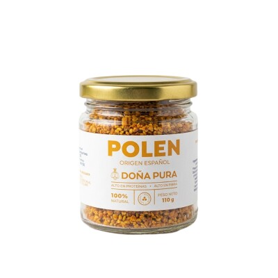 Polen Español Multifloral 110g Doña Pura Polen Vidrio Doña Pura 110g