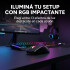 Mouse Gamer Inalambrico Xtrike Me 7 Boton 8000 Dpi Rgb Usb Color Negro