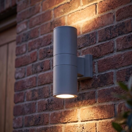 AEBC10XG Luminaria de Exterior Bidireccional Extra Grande Gris