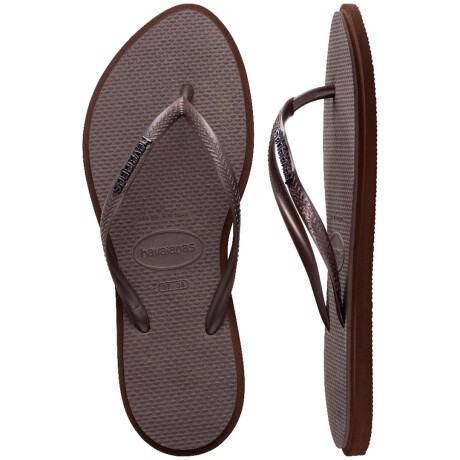 Sandalias de Mujer Havaianas Slim Point Marrón Café