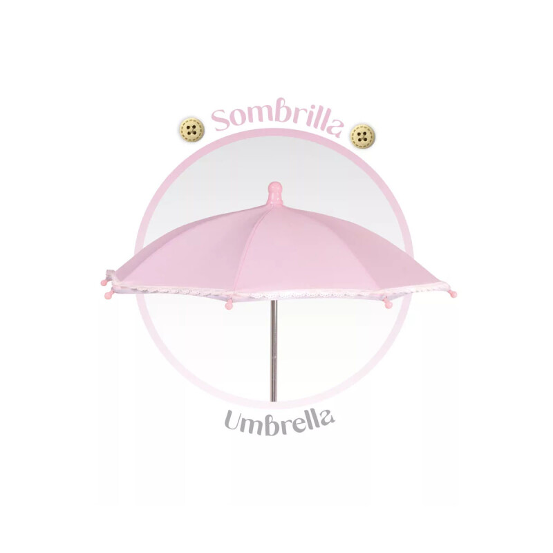 Coche de Muñecas Plegable con Sombrilla y Bolso Coche de Muñecas Plegable con Sombrilla y Bolso