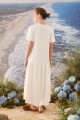 VESTIDO COTTON SIERRA Pre Venta Blanco