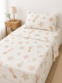 JUEGO SABANAS 1 PLAZA BEIGE
