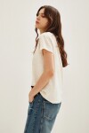 Remera Mix Feather Crudo