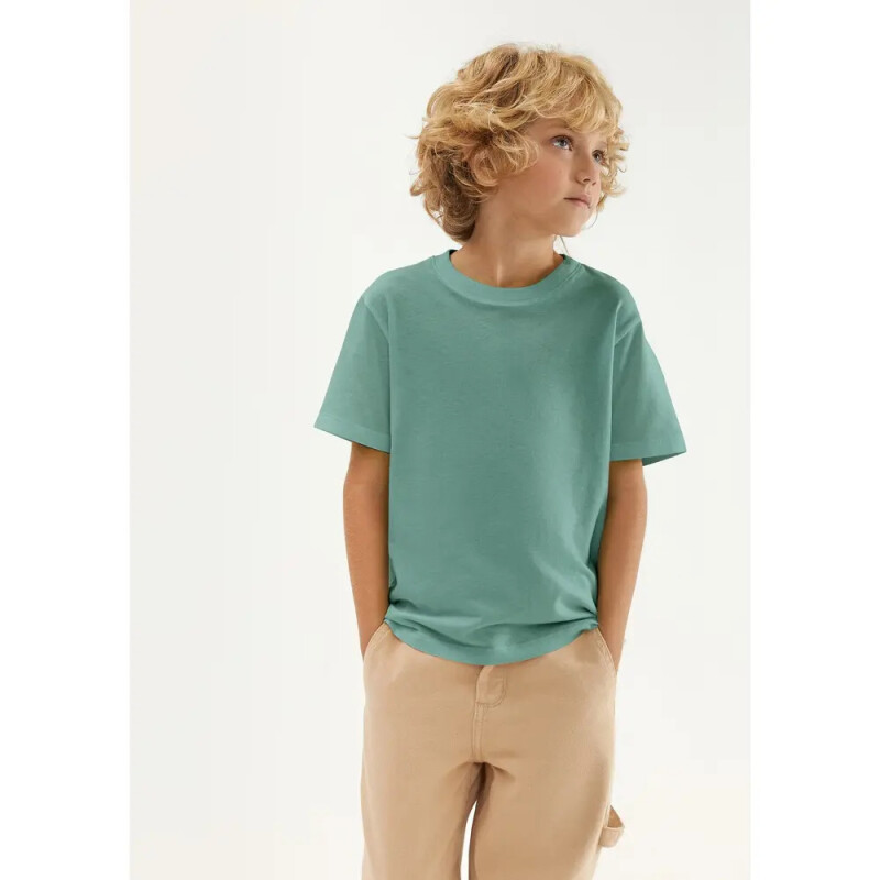 CAMISETA MM MASC VERDE MEDIO