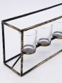 CANDELERO PARA 4 VELAS NEGRO