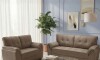 Juego De Living Sillones Sofá 2 Y 3 Cuerpos - Montana Marrón claro
