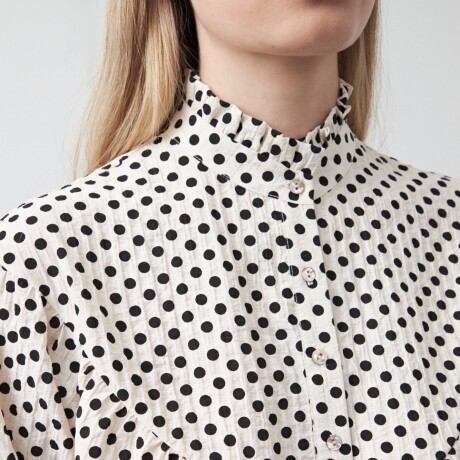 CAMISA RAFAELA Negro/Blanco