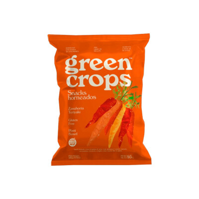 Snack Zanahoria Teriyaki 95 g Green Crops Zanahoria Teriyaki Green Crops