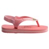 Sandalias Havaianas Baby Brasil Logo Niños Rosa Mango