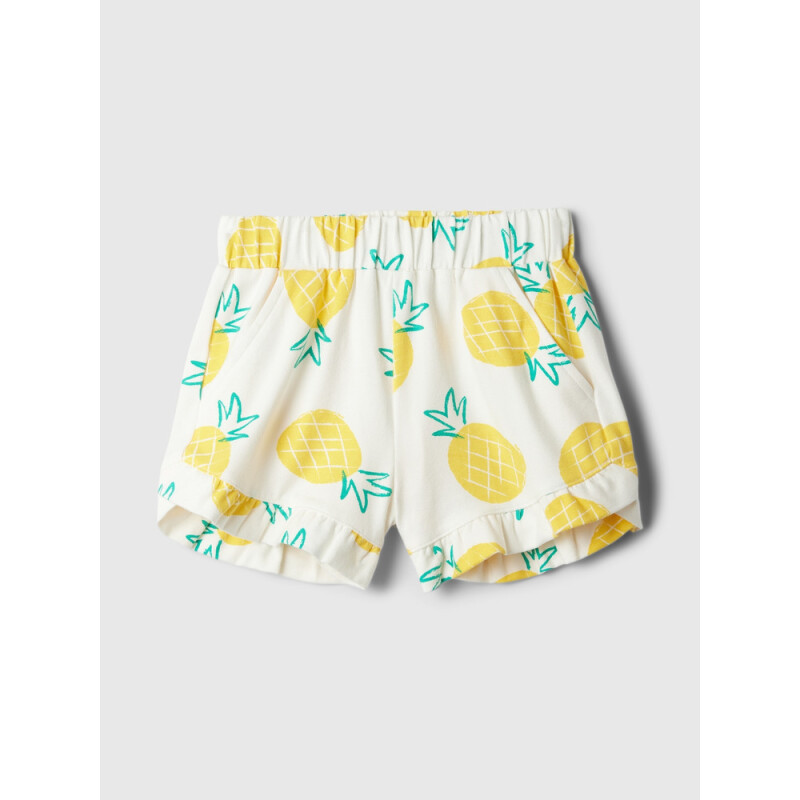 BF RUFFLE SHORT - PRINTS NEW OFF WHITE