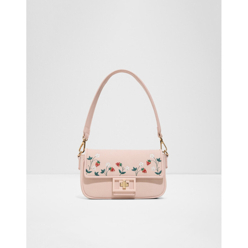 AMELISA PINK TEXTILE BLACK LEATHER