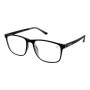 Lentes de vista Colecao P1 Rectangular Negro/Negro
