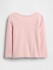 V-FRCH LS LOGO TEE PURE PINK